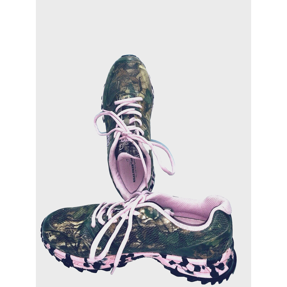 Sz 10M REALTREE GIRL Mamba Camo Pink Sneakers Hunting Hiking Shoes RW4022651 GUC